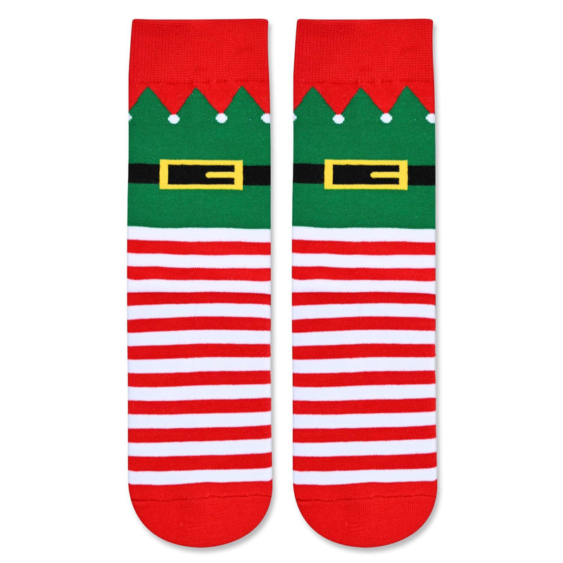 Christmas Gifts Stocking Socks for 7-9 Years Old Kids - Elf Gifts Little Elf Socks for Boys Girls