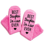 HAPPYPOP Mothers Day Gifts For Daughter In Law - Daughter In Law Gifts From Mother In Law, Future Daughter In Law Gifts, Daughter In Law Wedding Gifts Socks