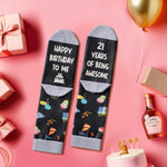 21st Birthday Gifts Socks Ideas - Gifts for 21 Year Old Women Men Best Gifts for 21 Year Old Male Female