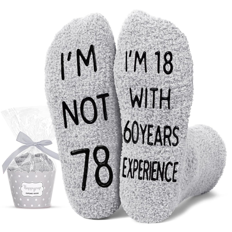 78th Birthday Gift Ideas for Men - Socks for 78 Year Old Birthday, Gifts For Old Men in their 78s