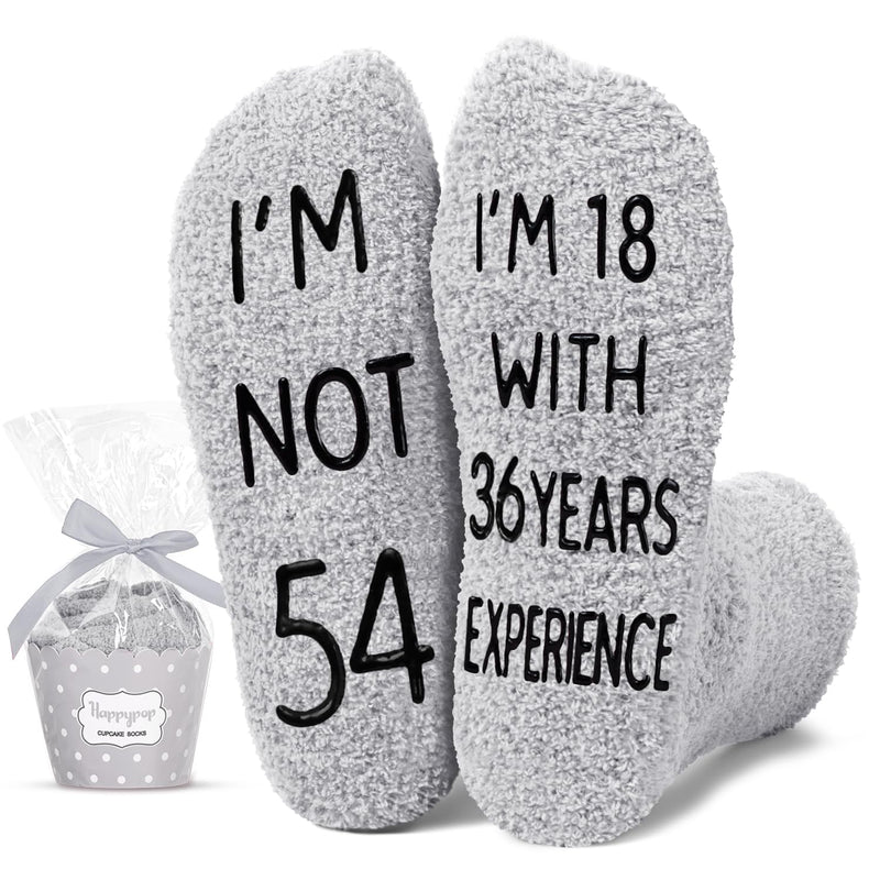 54th Birthday Gifts Ideas for Men - Socks for 54 Year Old Middle Aged Man, 54th Birthday Gifts for Him, 54 Year Old Gifts for Male