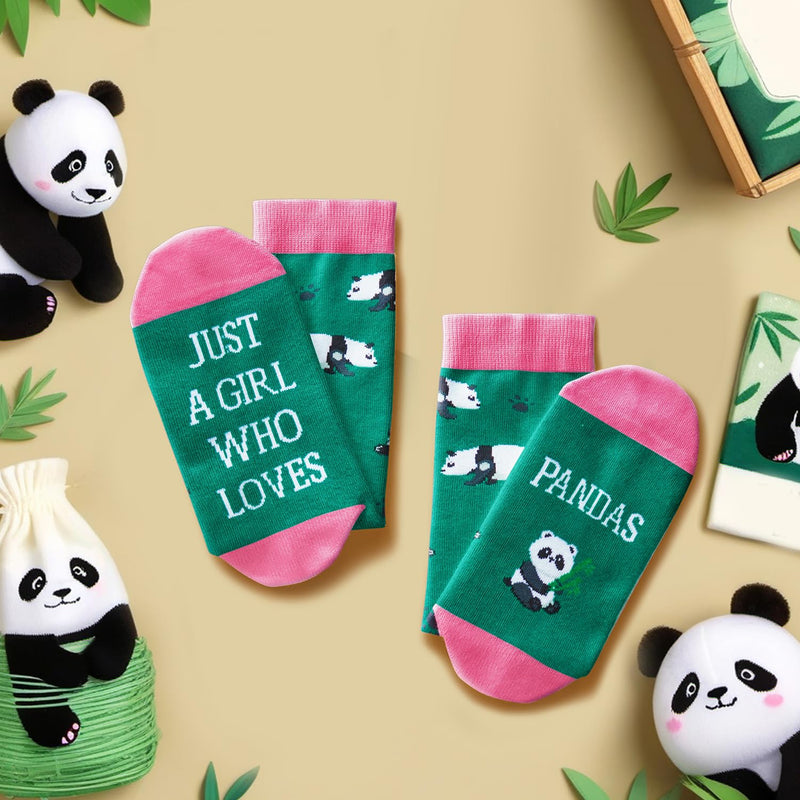 Funny Panda Gifts for Women Girls - Panda Socks Panda Gifts for Teens, Panda Stocking Stuffers for Her