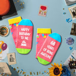 68th Birthday Gifts Ideas for Women - Socks for 68 Year Olds, 68th Birthday Gifts for Her Him, Best Gifts for 68 Year Old Woman Man