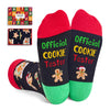 Christmas Cookies Gifts Gingerbread Socks; Kids Socks 2-3 Years Old, Gingerbread Stockings Cookie Gifts