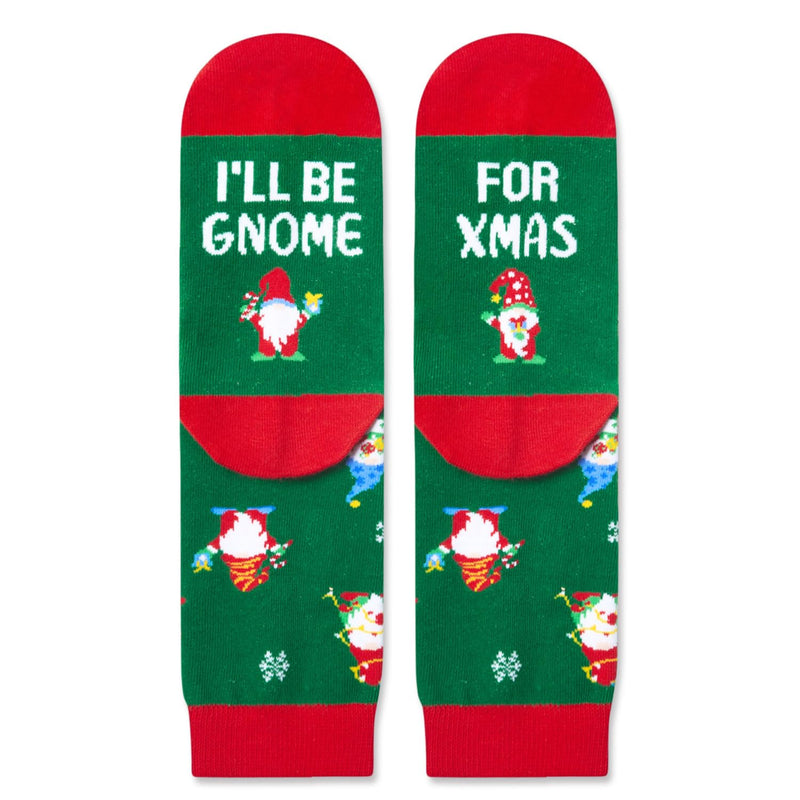 Christmas Gifts Stocking Socks for 4-6 Years Old Kids - Gnome Redeer Gifts for Boys Girls, Xmas Stocking Stuffers