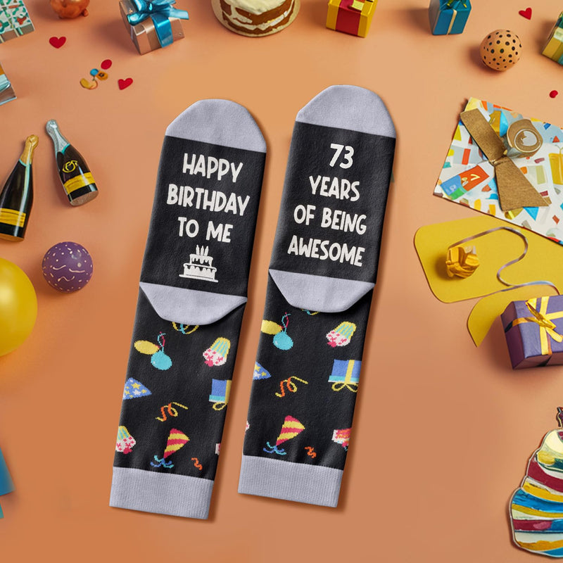 73rd Birthday Gift Ideas for Men - Socks for 73rd Birthday, Best Gifts for 73 Elderly Dad, 73 Year Old Gifts