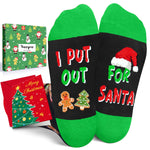 Christmas Socks Cookie Gifts - Gingerbread Socks for Teens Adult, Xmas Gifts Stocking for Kids Boys Girls 7-9 Years Old