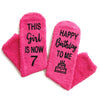 7th Birthday Gifts for Girls - Socks for Kids Age 7, Presents for 7 Year Old Girls, Gift Ideas for Seven Year Old Girls