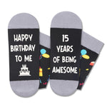 15th Birthday Gifts Ideas for Boys - Socks for 15 Year Old Boys Girls, Gifts for Teen Boys Girls Age 15