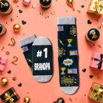 HAPPYPOP Grandpa Gifts From Grandson Granddaughter - Grandpa Gifts, Gramps Gifts Grandfather Gifts Granddaddy Gifts, Grandpa Socks