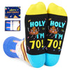 70th Birthday Gift Ideas Socks - Best Gifts for 70 Year Old Men Women, 70th Birthday Gifts for Him Her Elderly