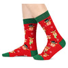 Christmas Gifts Stocking Socks for Women Men - Gnome Redeer Gifts for Mom Dad, Xmas Stocking Stuffers