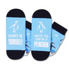 HAPPYPOP Penguin Gifts for Men Women - Funny Crazy Ocean Socks for Teens, Penguin Socks Animal Socks