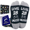 28th Birthday Gifts Socks Ideas - Socks for 28 Year Olds Women Men, Best Gifts for 28 Year Olds, 28th Birthday Socks