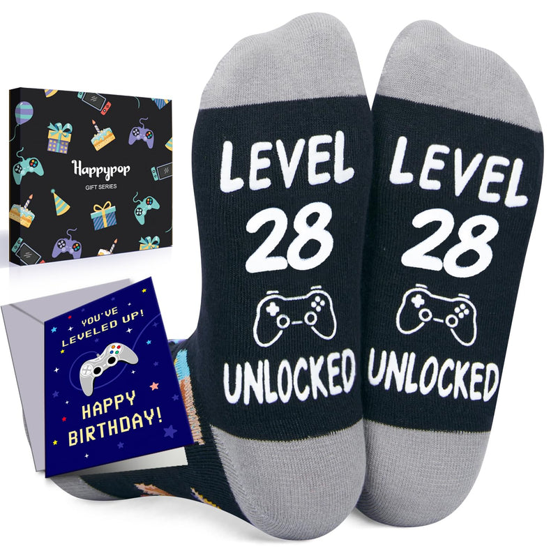 28th Birthday Gifts Socks Ideas - Socks for 28 Year Olds Women Men, Best Gifts for 28 Year Olds, 28th Birthday Socks