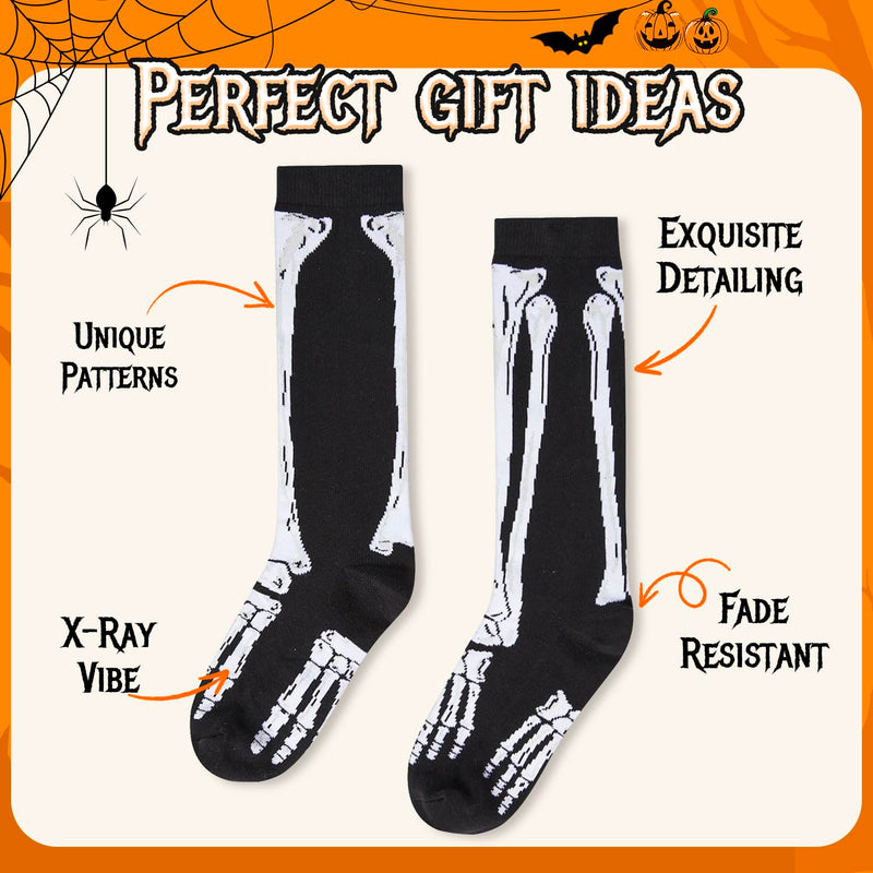 Halloween Socks Spooky Gifts for Boys Girls - Halloween Gifts for Teens 13-18 Years Olds, Horror Bone Socks Skeleton gifts