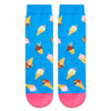 Kids Socks 4-6 Years; Funny Socks for Boys Girls Ice Cream Gifts Ice Cream Socks