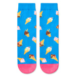 Kids Socks 4-6 Years; Funny Socks for Boys Girls Ice Cream Gifts Ice Cream Socks