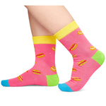 Crazy Socks for Kids - Boys Girls Socks Hot Dog Socks Hot Dog Gifts, If You Can Read This