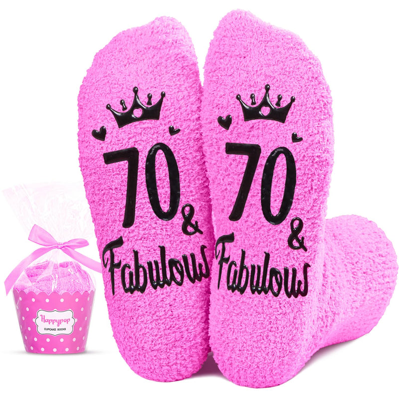 70th Birthday Gifts ideas for Women - Socks for 70 Year Old Elderly Lady, Best Gifts for Women in Their 70s