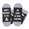 20th Birthday Gifts Socks Ideas - Gifts for 20 Year Old Women Men Best Gifts for 20 Year Old Male Female