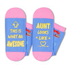 Funny Aunt Socks Aunt Gifts, Aunt Birthday Gift, Great Aunt Gifts Mothers Day Gift For Aunt, Auntie Gifts