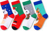 Christmas Gifts For Boys Girls - Secret Santa Socks Christmas Stocking 4 Pack