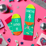 HAPPYPOP Gifts For Kids Boys Girls - Basketball Baseball Hockey Football Softball Gifts, Skater Ballerina Socks