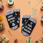 72nd Birthday Gift Ideas for Men - Socks for 72nd Birthday, Best Gifts for 72 Elderly Dad, 72 Year Old Gifts