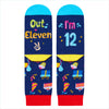 12th Birthday Gifts Ideas Socks - Gifts for Kids Age 12, 12 Year Old Gifts, Presents for 12 Year Old Tween Girls Boys, Birthday Gift Box with Greeting Card