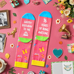 76th Birthday Gift Ideas for Women - Socks for Older Women over 76, Best Gifts for 76 Year Old, Old Lady Gifts for Women