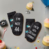 44th Years Old Birthday Gifts for Men - Socks for 44 Year Olds, Gift Ideas for 44 Year Old Man Woman, 44th Birthday Gifts