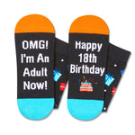 18th Birthday Gifts Ideas for Girls Boys - Socks 18 Year Old Girl Boy Gifts, Teen Girl Boy Gifts 18 Years Old