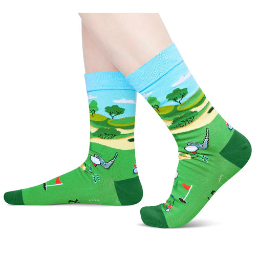 Golf Gifts For Men Women - Cool Gifts For Golfers, Novelty Golf Socks For Men, Golfing Socks, Golf Presents For Men, Golf Stocking Stuffers