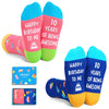 10 Year Old Birthday Gifts Ideas Socks - Gifts for Ten Year Old Girls Boys, Gifts for Tween Girls Boys Age 10, Presents for 10 Year Olds 2 Pack