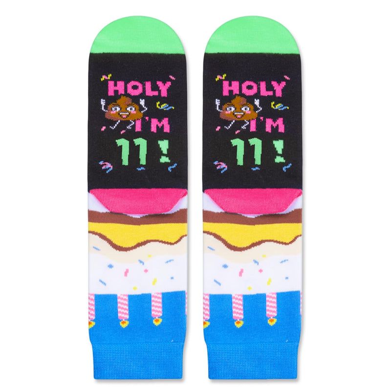 11th Birthday Gift Ideas Socks - Presents for 11 Year Old Tween Girls Boys, Gifts for Preteen Girls Boys Age 11