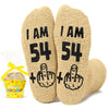 HAPPYPOP 55th Birthday Gifts Ideas - Socks for 55 Year Olds, Best Gifts for 55 Year Old Women Man