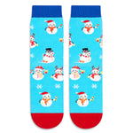 Christmas Gifts Stocking Socks for Girl Boy- Snowman Socks Xmas Stocking Stuffers for Kids 4-6 Years