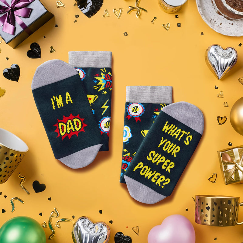 Father Gifts From Daughter Son - Dad Birthday Gifts, Cool Gifts For Dad Fathers Day, Funny Dad Socks