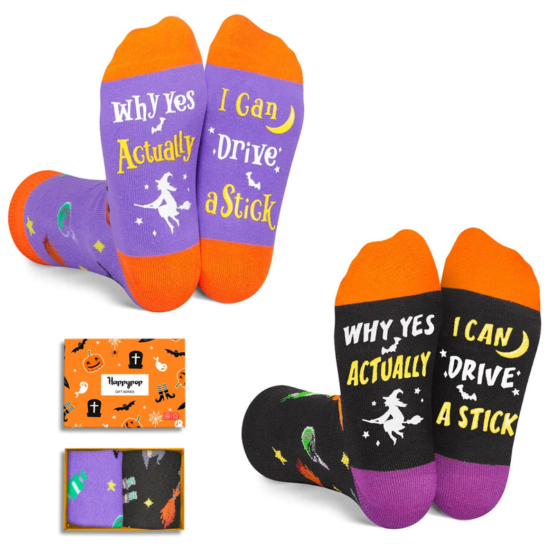 Halloween Socks Spooky Gifts For Boys Girls - Halloween Gifts for Kids 9-9 Years Old Horror Witch Gifts