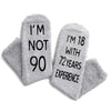 90th Birthday Gift Ideas for Men - Socks for 90 Year Old Birthday, Gifts For Old Men in their 90s