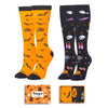 Halloween Socks Spooky Gifts For Boys Girls - Halloween Gifts for Kids 4-6 Years Old Boys Girls Knee Pumpkin Socks