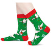 Christmas Gifts Stocking Socks For Men Women - Secret Santa Socks Xmas Stocking Stuffers For Goose Lovers Christmas Geese Gifts