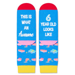 6 Six Year Old Birthday Gift, Boys Girls Age 6 Gift Ideas, Gifts Socks for 6 Year Old Boy Girl, Presents for 6 Year Olds