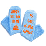 15th Birthday Gifts for 15 Year Old Boys Girls, Teen Girl Teenage Boy Birthday Gift Ideas, Happy Birthday Socks for Teens