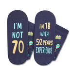 70th Years Old Birthday Gifts for Men - Socks for 70 Year Olds, Gift Ideas for 70 Year Old Man Woman, 70th Birthday Socks