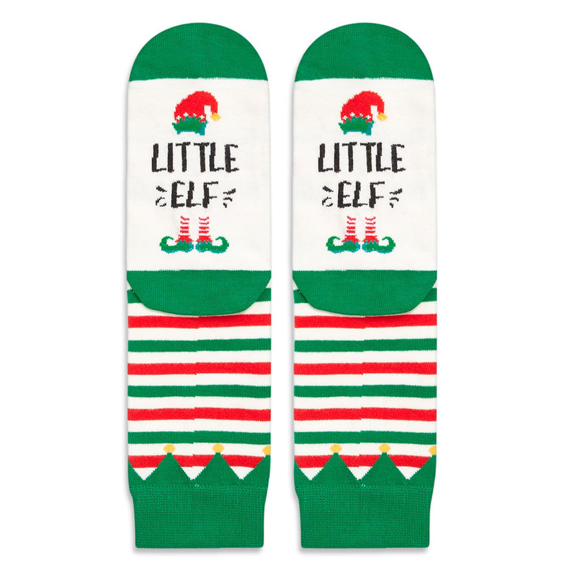 Christmas Gifts Stocking Socks for Boys Girls - Elf Socks Xmas Stocking Stuffers for 2-3 Years