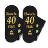 40th Years Old Birthday Gifts for Men - Socks for 40 Year Olds, 40th Birthday Socks, Gift Ideas for 40 Year Old Man Woman