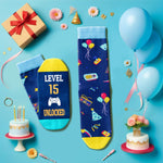 15th Birthday Gifts Ideas for Boys - Socks for Teenager Boy Girl Age 15, Birthday Presents for 15 Year Olds Teens