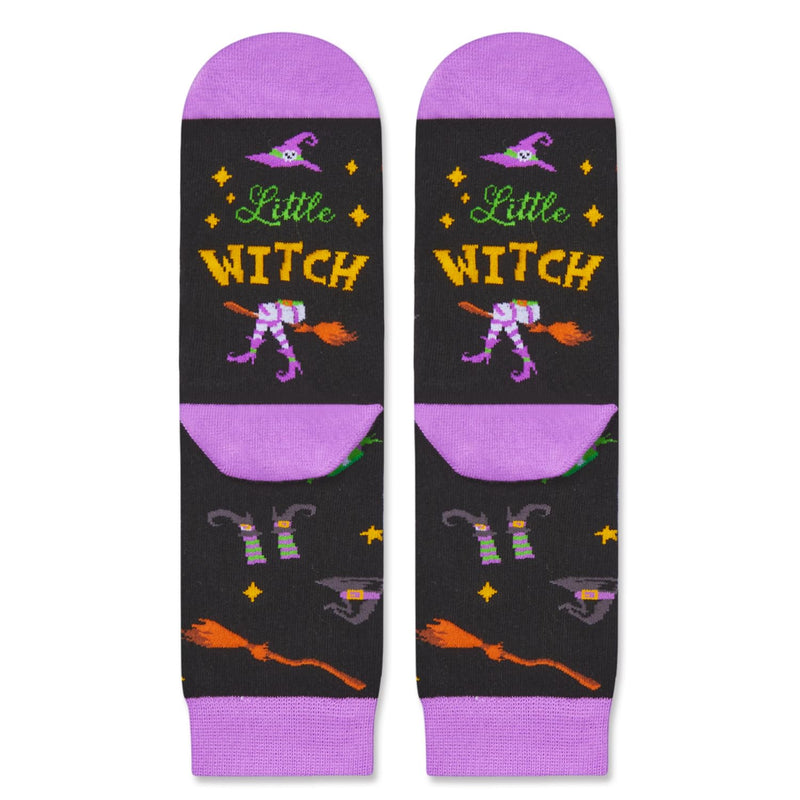 Halloween Socks Spooky Gifts For Boys Girls - Halloween Gifts for Kids 2-12 Years Old Witch Gifts Kids